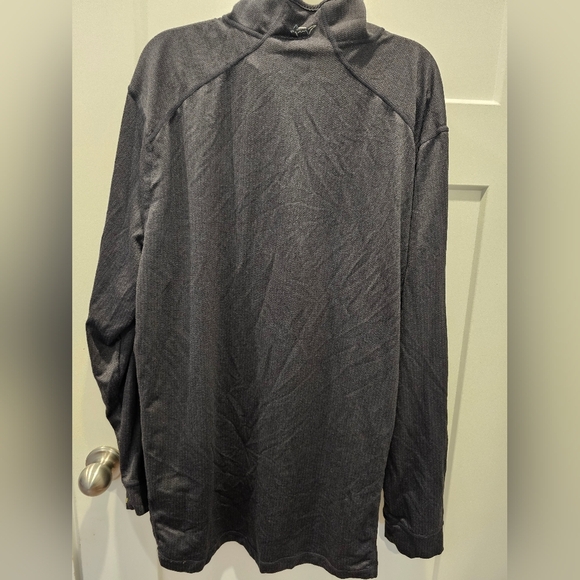 Greg Norman PlayDry XXL Quarter-Zip Pullover Grey - Picture 5 of 10